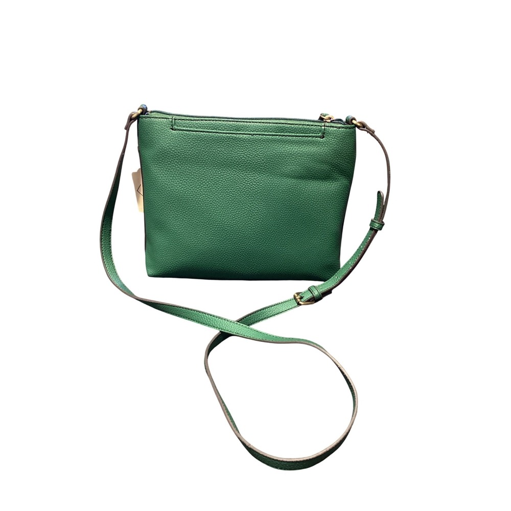 Universal Thread Green Pebbled Faux Leather Crossbody Bag‎ Adjustable Strap New - Picture 2 of 3